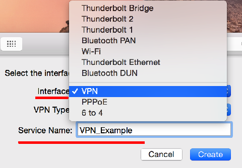 Select Connection Type